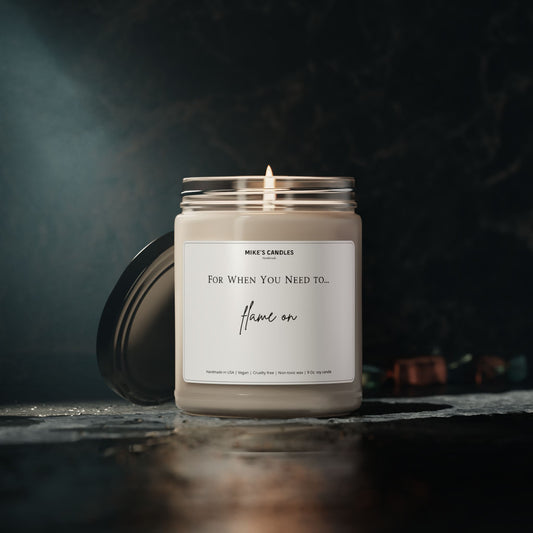 Flame On - Scented Soy Candle, 9oz