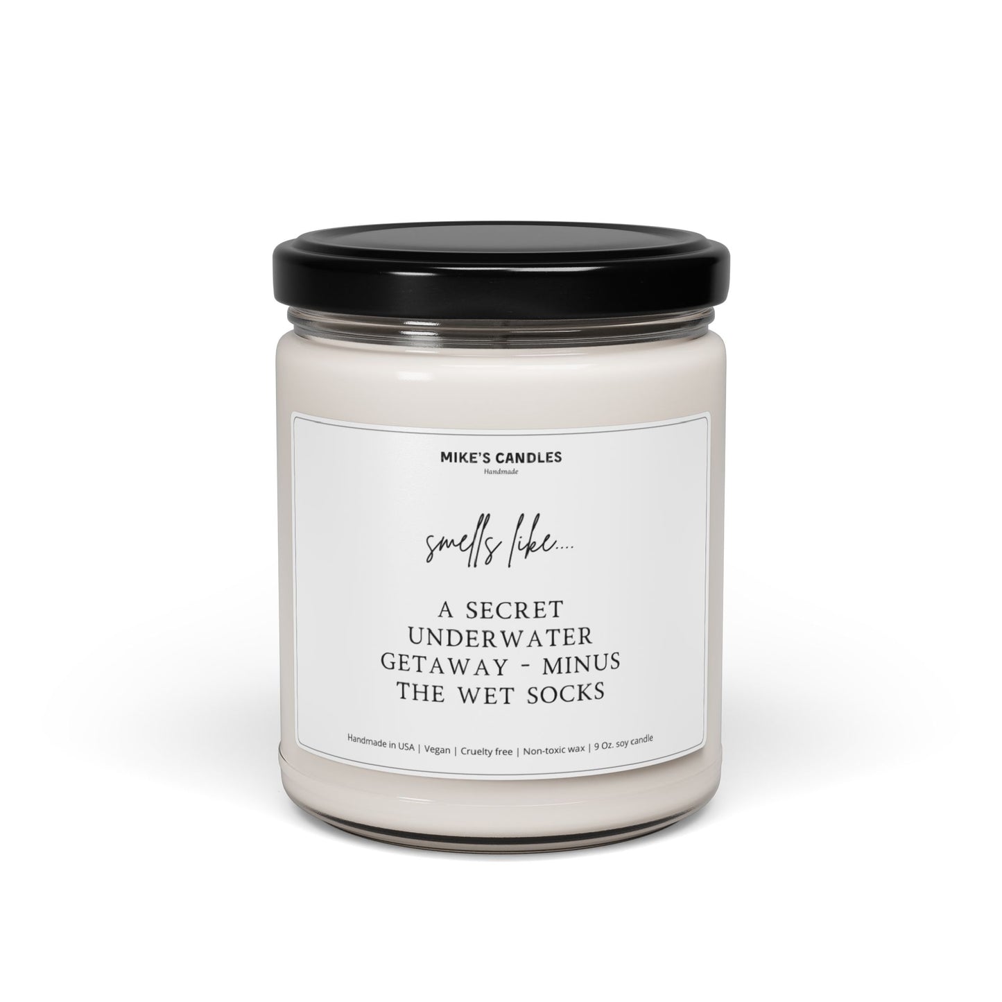 A Secret Underwater - Scented Soy Candle, 9oz